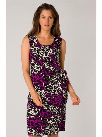 Ivy Beau Jurk UWAIS 3000853 1330 BLACK MULTI COLOUR