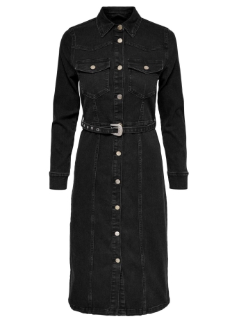 Only Jurk ONLMYTH BELT DNM DRESS EX 15308011 BLACK