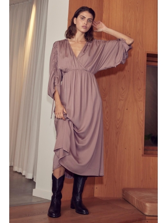 Rouge Vila Jurk VIMATEA 3 4 SLEEVE MIDI 14088956 TWILIGHT MAUVE