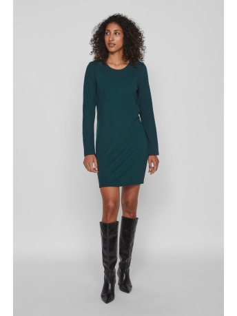 Vila Jurk VIARMERONE O-NECK L/S DRESS/SU - NOOS 14086118 PONDEROSA PINE