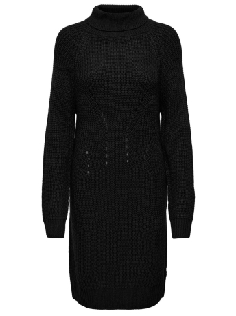Jacqueline de Yong Jurk JDYNEW JUSTY L/S COWL NECK DRESS KN 15300295 Black