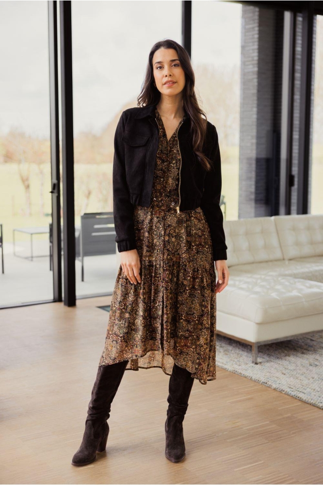 HADLEY DRESS WITH PLACKET 09 MULTICOLOR