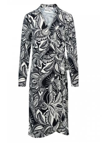 AndCo Woman Jurk LESSY ARTY LEAVE DR235 Black