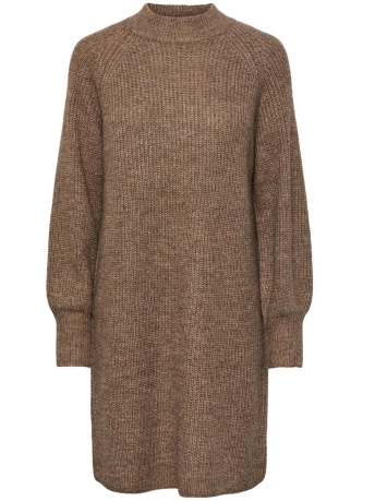 Pieces Jurk PCNATALEE LS O-NECK KNIT DRESS NOOS 17139852 FOSSIL