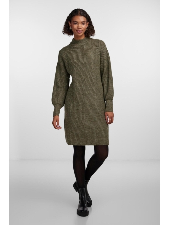 Pieces Jurk PCNATALEE LS O-NECK KNIT DRESS NOOS 17139852 Deep Lichen Green