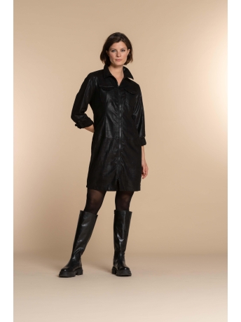 Geisha Jurk SUIDINE SLANGENPRINT JURK 37503 10 000999 BLACK