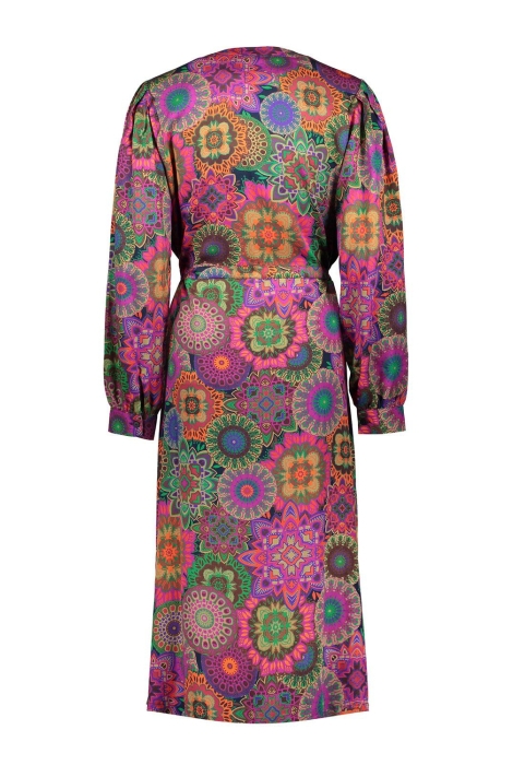 blouse jurk met kleurrijke print 37641 20 geisha jurk pink purple combi