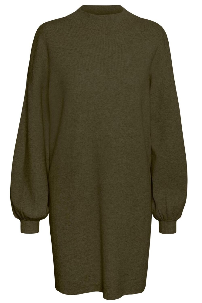VMNANCY LS FUNNELNECK DRESS NOOS 10249116 RIFLE GREEN