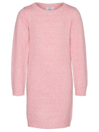 Vero Moda Girl Jurk VMDOFFY LS O-NECK DRESS GA GIRL NOO 10294336 Sachet Pink