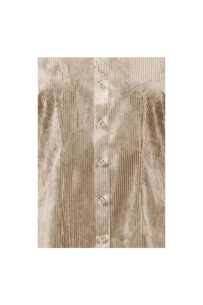 VMTRIM LS SHORT SHIRT DRESS WVN 10298919 Silver Mink