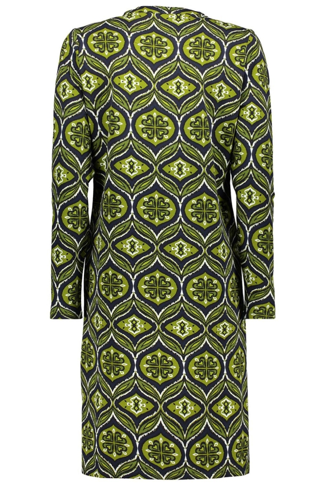 FAY SPORTY PRINTED DRESS 234 0074 0000 OLIVE BLACK