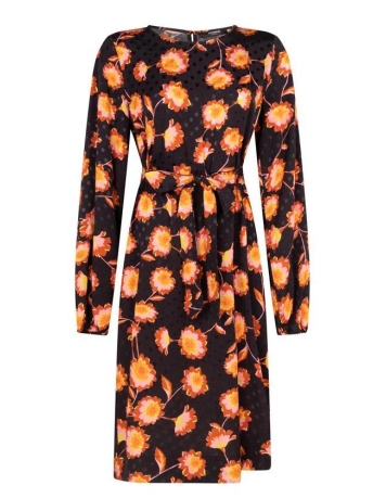 Juffrouw Jansen Jurk ESME W23 WPJ591 DRESS PRINT 000974 MULTI BLACK