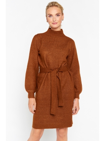 LolaLiza Jurk R ROULINO 08601933 CAMEL CINNAMON