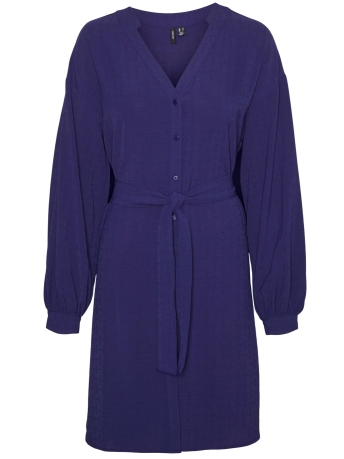 Vero Moda Jurk VMEYE L/S ABK DRESS WVN BTQ GA 10296584 ASTRAL AURA