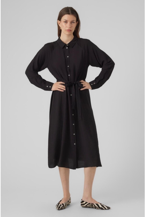 Vero Moda vmdebby ls calf shirt dress wvn ga