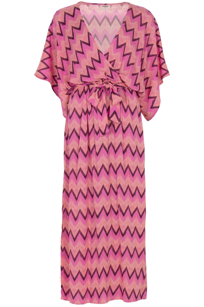 DRESS DALANA MAXI WV 1671 Zigzag pink
