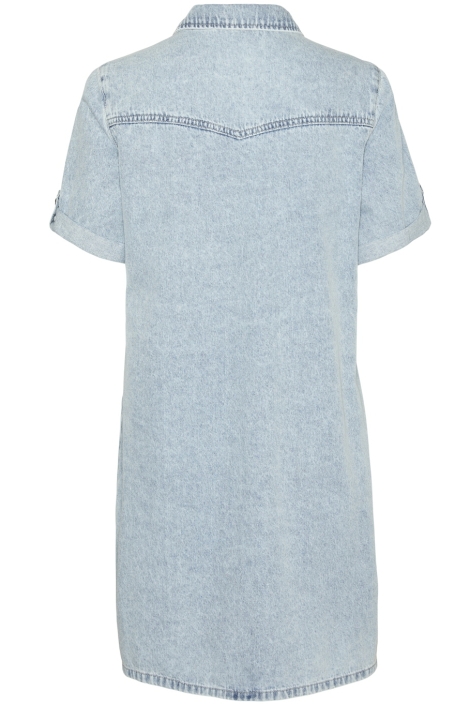 Vero Moda blauwe dames jurk | Achteraanzicht