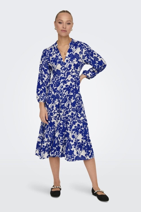 Only blauwe dames jurk | Model