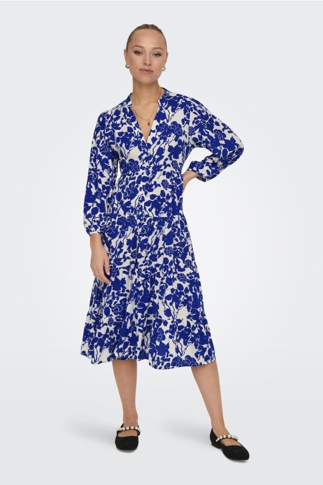 Only blauwe dames jurk | Model