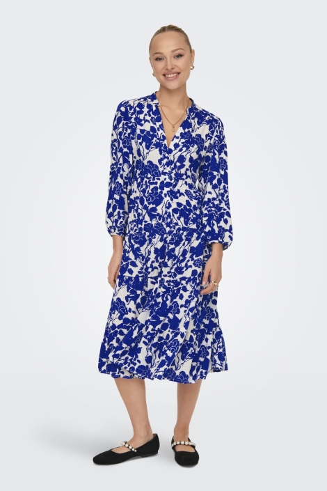 Only blauwe dames jurk | Model