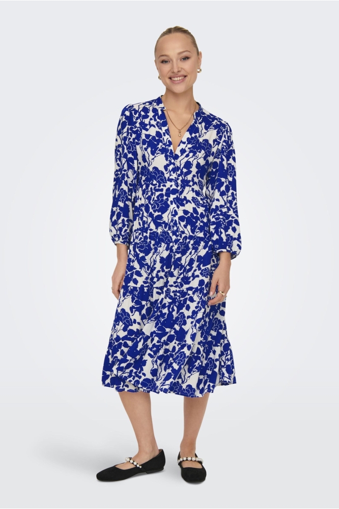 Only blauwe dames jurk | Model