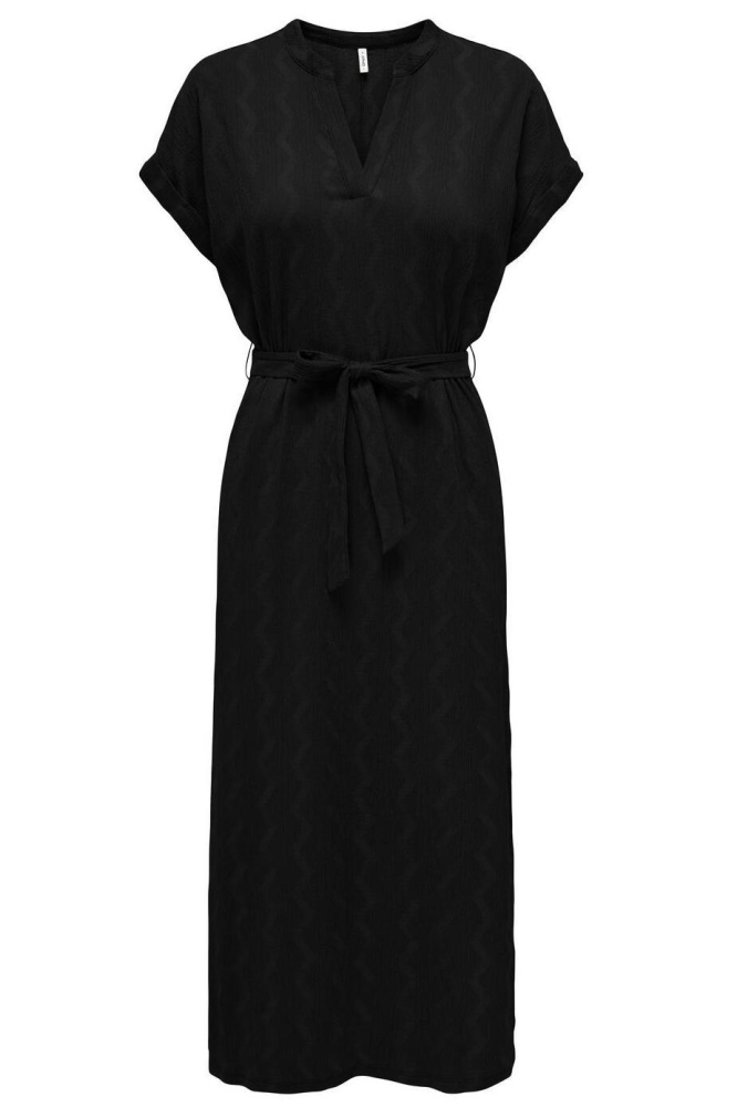 ONLDIA S/S V-NECK DRESS JRS 15319998 BLACK