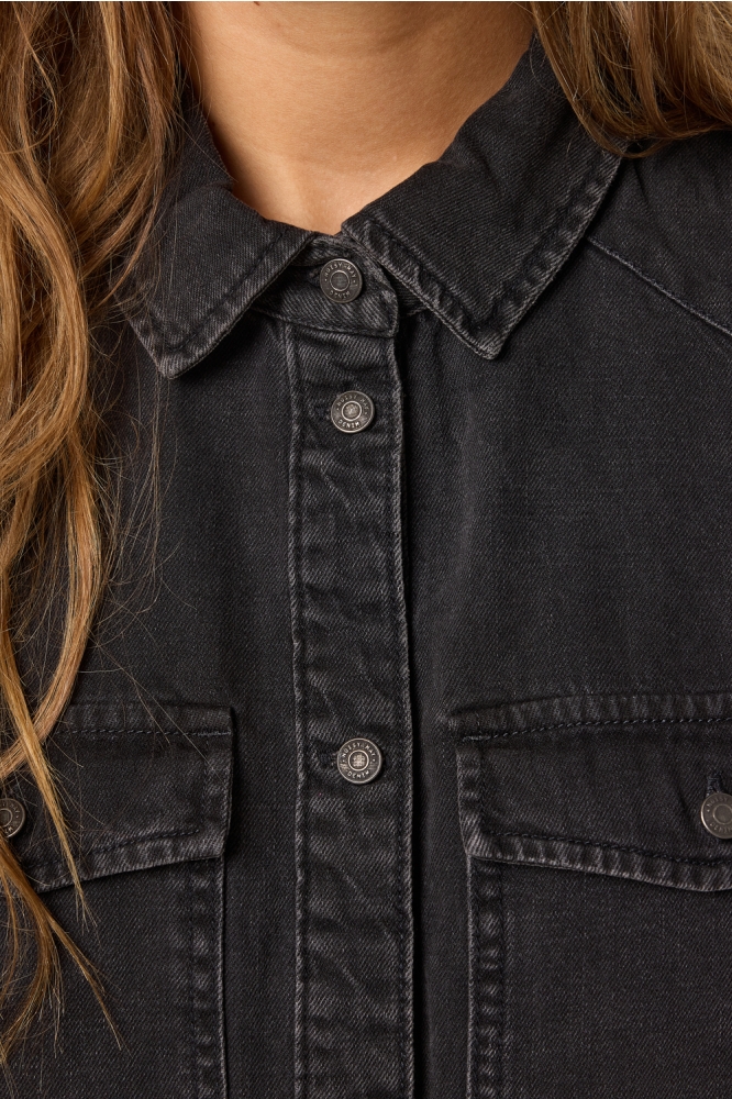 Noisy may zwarte dames jurk | Close up