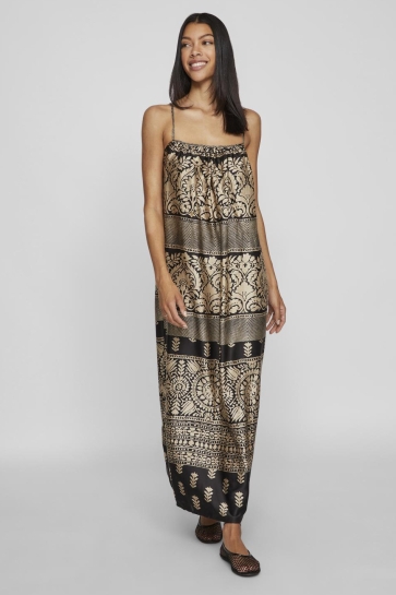 Vila Jurk VIRAMONE STRAP ANKLE DRESS 14103160 FEATHER GRAY