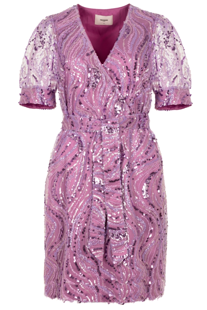 Freebird roze dames jurk | Vooraanzicht