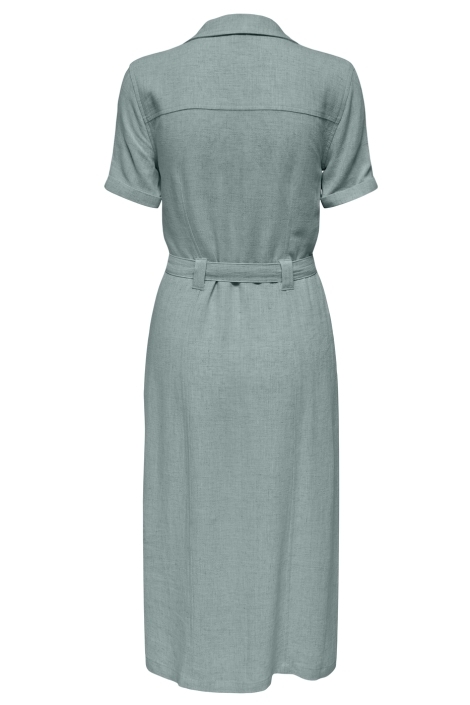 Only groene dames jurk | Achteraanzicht