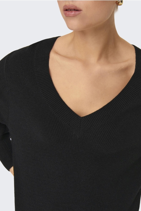 Only zwarte dames jurk | Close up