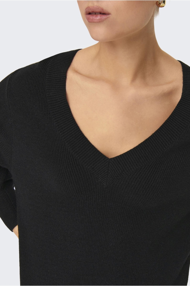 Only zwarte dames jurk | Close up