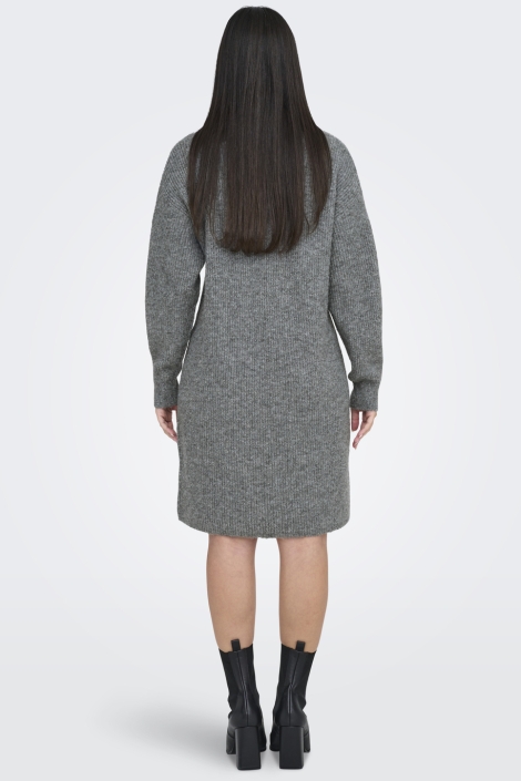 Only grijze dames jurk | Model