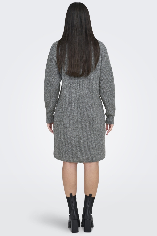 Only grijze dames jurk | Model