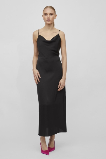 Vila Jurk VIRAVENNA STRAP ANKLE DRESS NOOS 14085601 Black