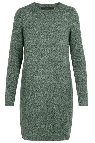 Vero Moda VMDOFFY LS O-NECK DRESS GA NOOS 10215523 Laurel Wreath/MELANGE