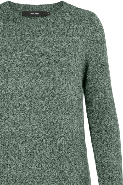 Vero Moda groene dames jurk | Close up