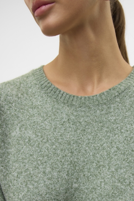 Vero Moda groene dames jurk | Close up