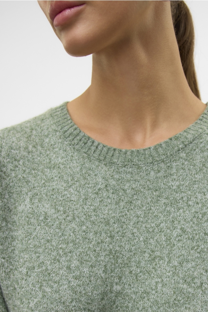 Vero Moda groene dames jurk | Close up