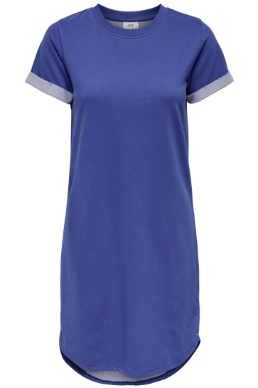 Jacqueline de Yong Jurk JDYIVY S/S DRESS JRS NOOS 15174793 Dazzling Blue