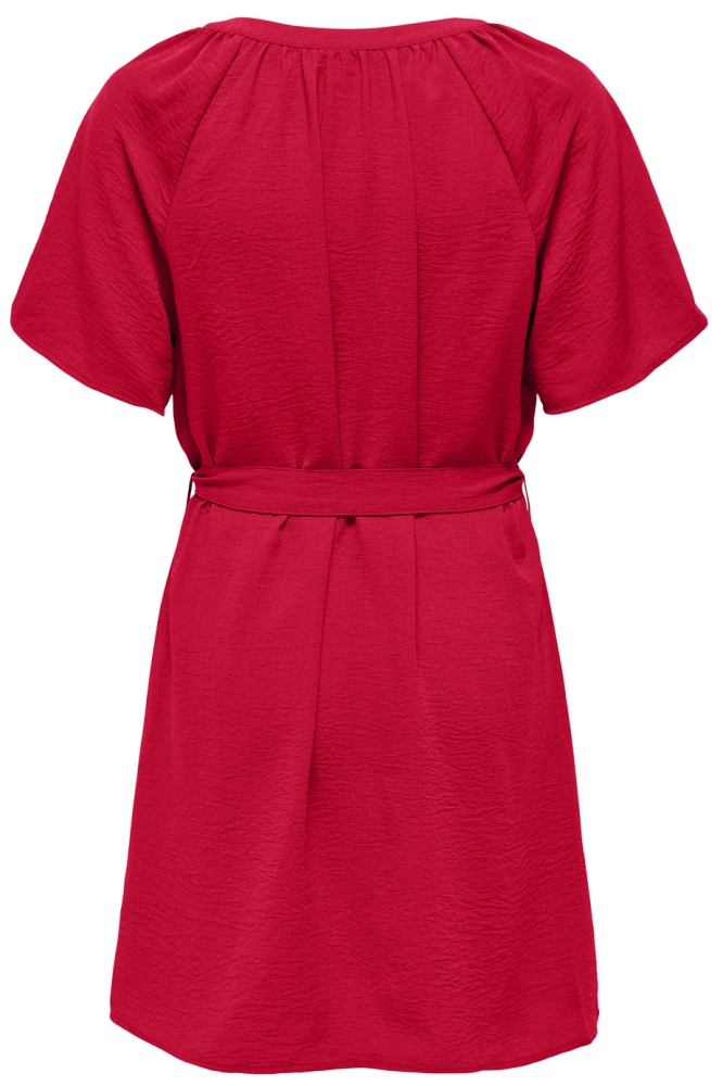 JDYDIVYA LIFE S/S V-NECK DRESS WVN 15320782 SKI PATROL