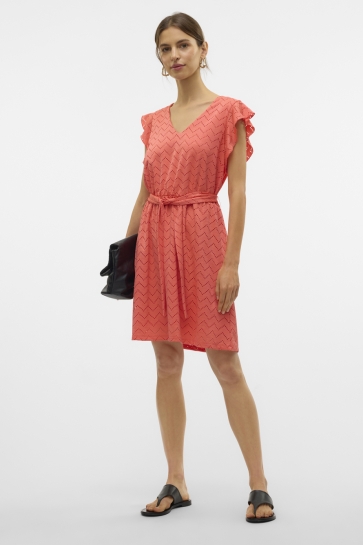 Vero Moda Jurk VMTHAS SL SHORT V-NECK DRESS JRS GA 10328126 DUBARRY