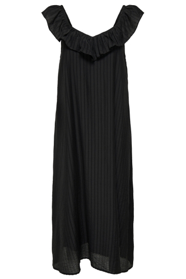 Jacqueline de Yong Jurk JDYAURORA S/L MIDI DRESS WVN 15351595 BLACK