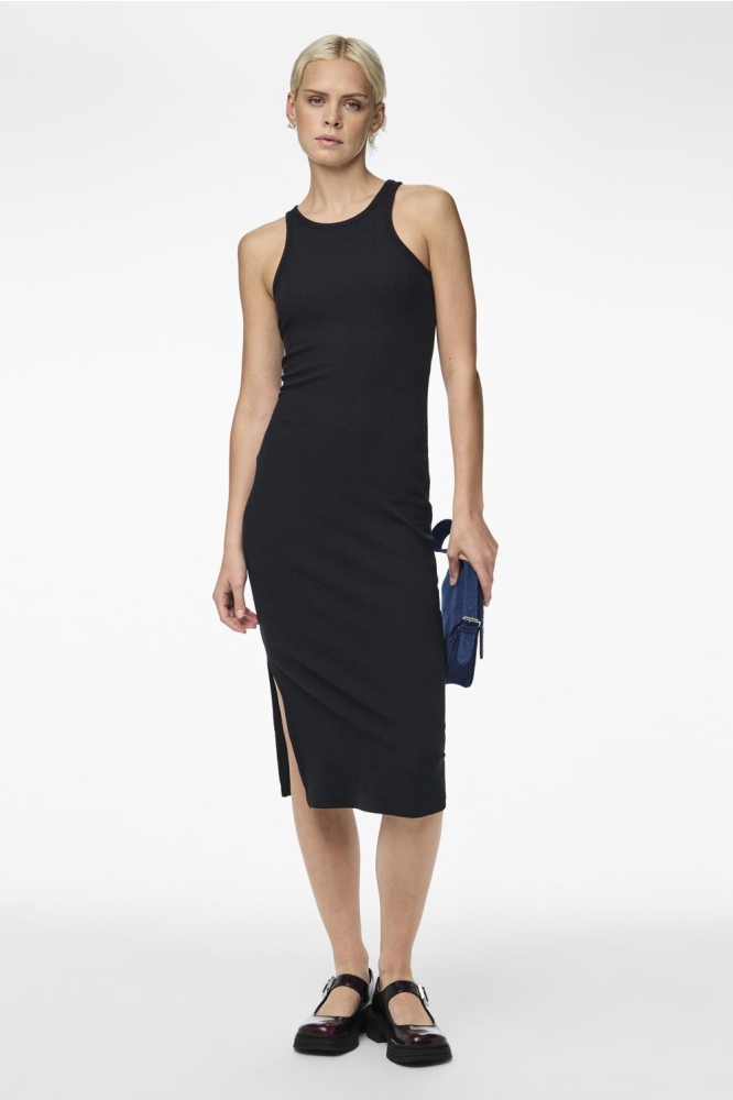 Pieces zwarte dames jurk | Model