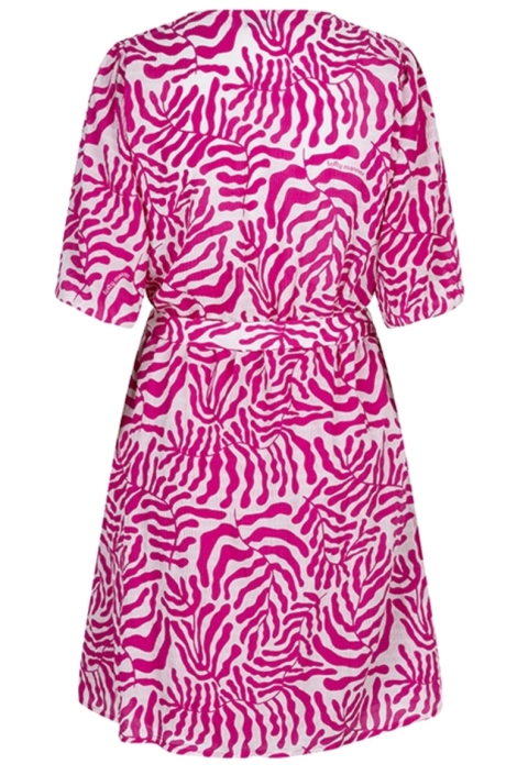 Lofty Manner roze dames jurk | Achteraanzicht