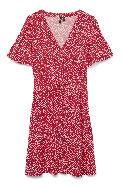 Vero Moda rode dames jurk | Vooraanzicht