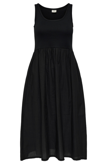 Jacqueline de Yong Jurk JDYHOPE LIFE S/L MIX DRESS JRS 15350991 BLACK