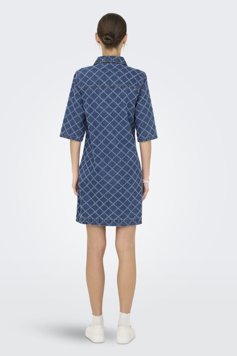 Jacqueline de Yong blauwe dames jurk | Model