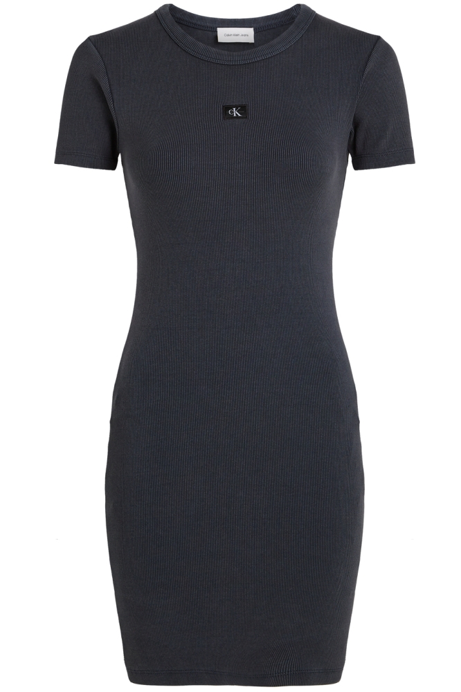 Calvin Klein blauwe dames jurk | Vooraanzicht