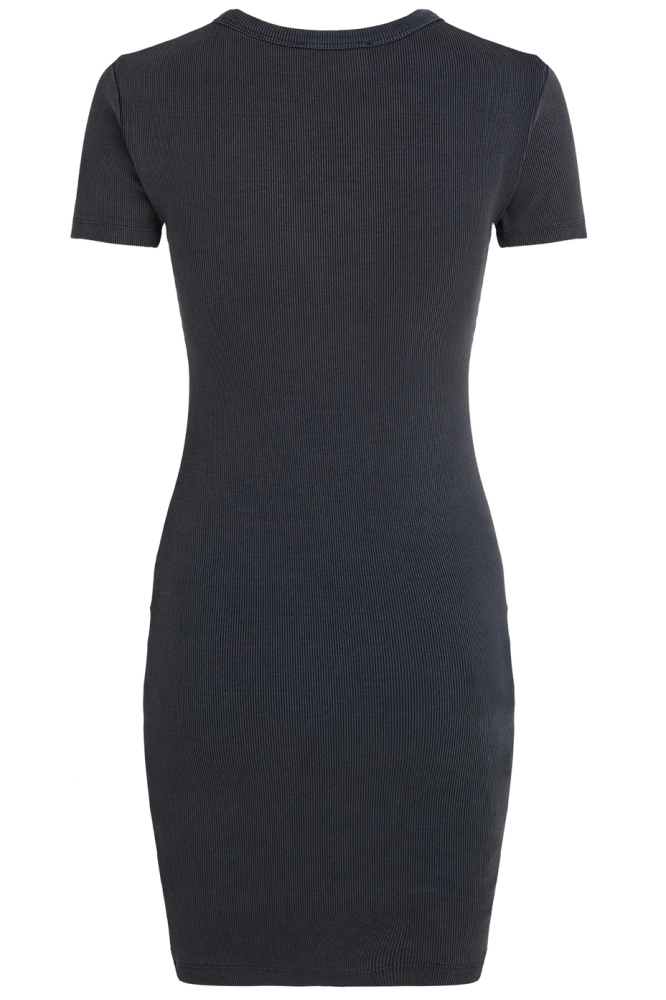 Calvin Klein blauwe dames jurk | Achteraanzicht